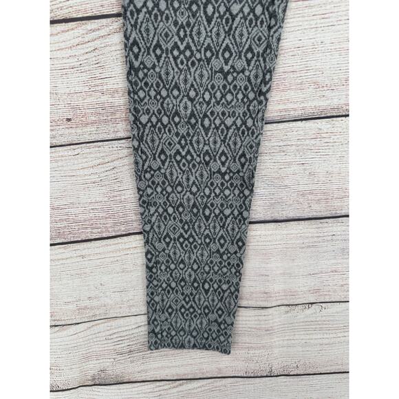 Holding Horses Anthropologie Geometric‎ Print Stretch Leggings Women's M Gray - Picture 5 of 11